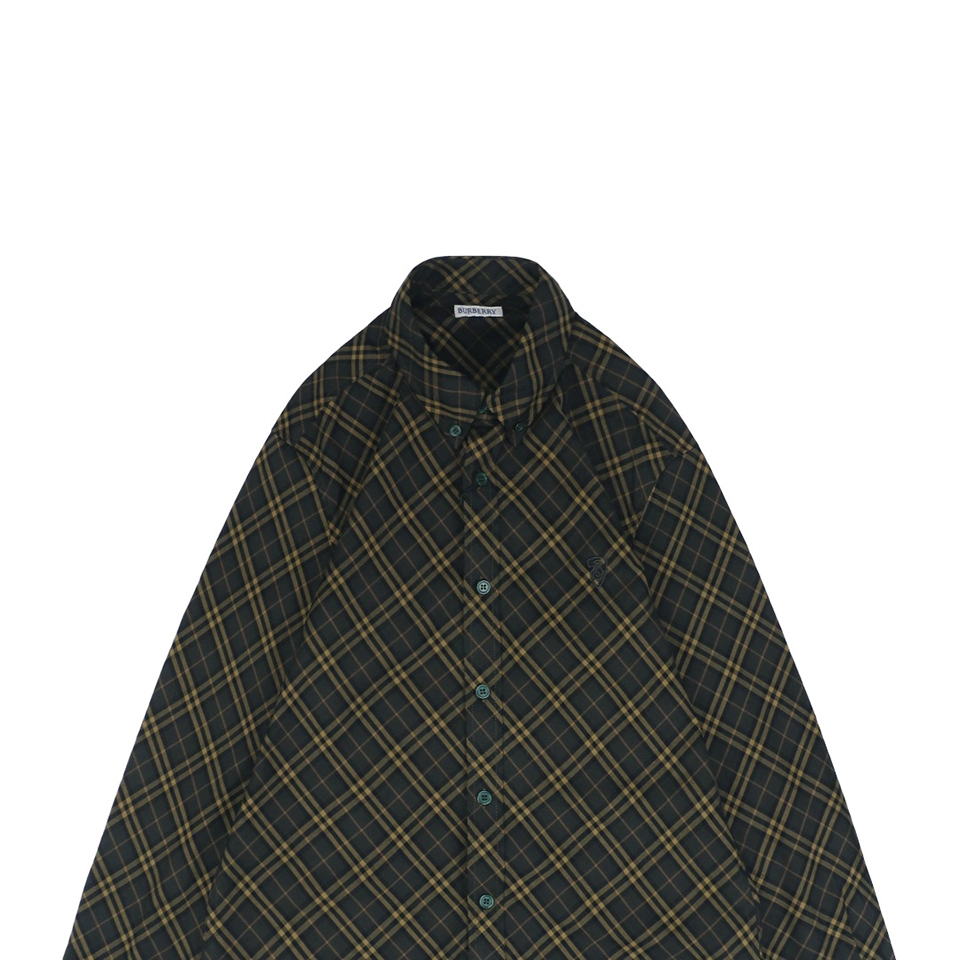 BBry Shield Plaid Twill Shirt