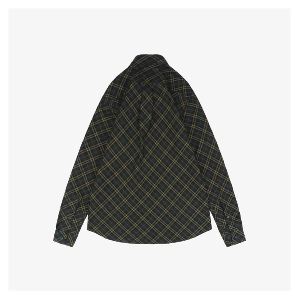 BBry Shield Plaid Twill Shirt Back view