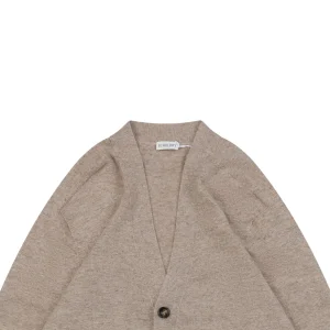 BBry Signature Hem Cashmere Cardigan