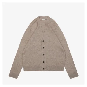 BBry Signature Hem Cashmere Cardigan Front view