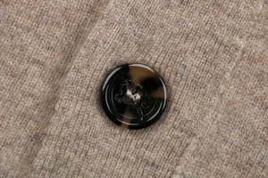 BBry Signature Hem Cashmere Cardigan Button