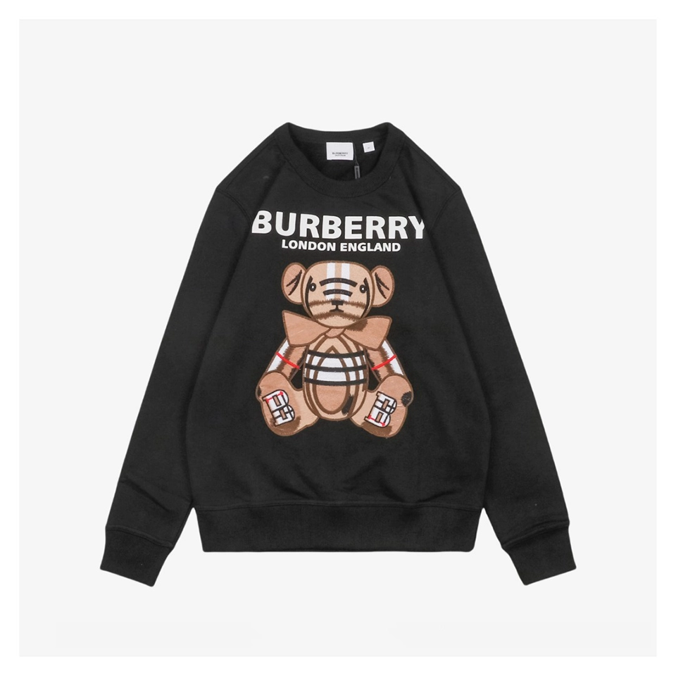 BBry Teddy Appliqué Crewneck Sweatshirt Front view