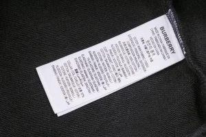 BBry Teddy Appliqué Crewneck Sweatshirt Black Wash label