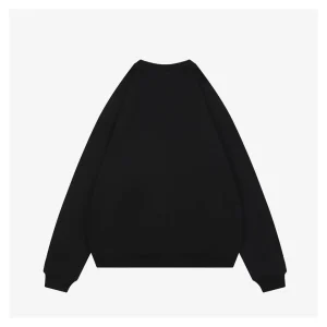 BBry “The Last Supper” Graphic Crewneck Sweatshirt Black Back view
