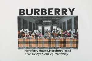 BBry “The Last Supper” Graphic Crewneck Sweatshirt White Front Print