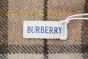 BBry Wool Check Two-Pocket Shirt Brand label