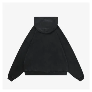 Balenciaga Distressed Double-B Logo Hoodie Back view