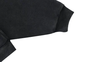 Balenciaga Distressed Double-B Logo Hoodie Cuff