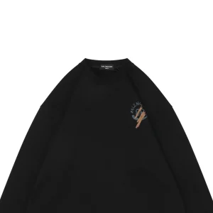 Balenciaga Double B Graffiti Print Crewneck Sweatshirt