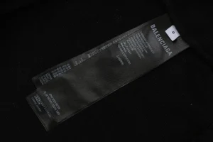 Balenciaga Heart Logo Silicone Printed Hoodie Wash label