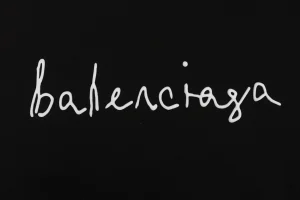 Balenciaga Heart Logo Silicone Printed Hoodie Back Print