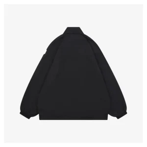 Balenciaga Oversized Circular Panel High-Neck Jacket Back view
