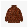 Blcg Tiger Stripe Teddy Fleece Zip-Up Jacket