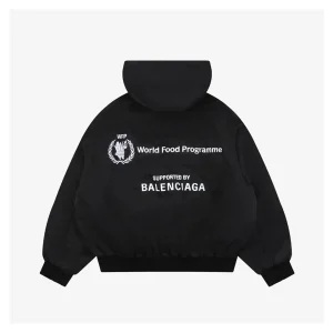 Blcg World Food Programme Logo Hooded Padded Jacket8.jpeg