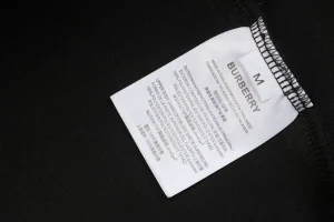 Burberry Equestrian Knight Embroidered Air Cotton Zip Jacket Wash label