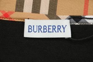 Burberry Equestrian Knight Embroidered Air Cotton Zip Jacket Brand label