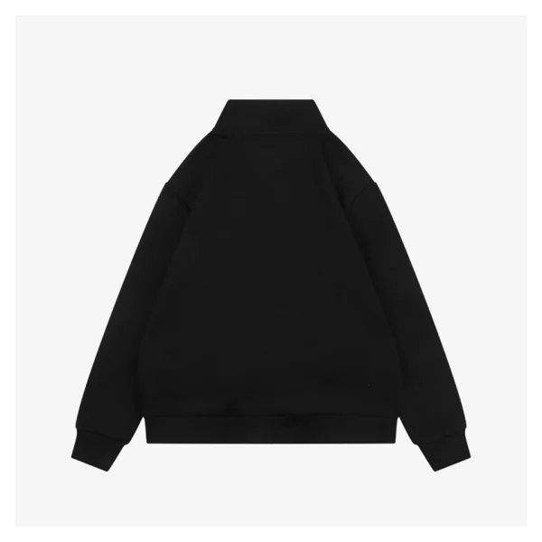 Burberry Equestrian Knight Embroidered Air Cotton Zip Jacket Back view