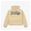 BBry Script Logo Check Reversible Down Jacket