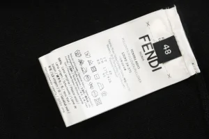 Fendi Embossed FF Logo Wool Sweater Wash label
