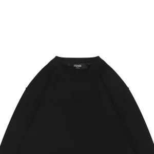 Fendi Embossed FF Logo Wool Sweater