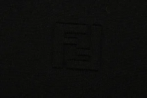 Fendi Embossed FF Logo Wool Sweater Brand