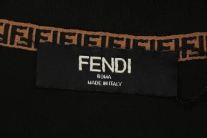 Fendi Monster Eyes Air Cotton Hooded Jacket Brand Print