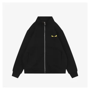 Fendi Monster Eyes Air Cotton Hooded Jacket Front view