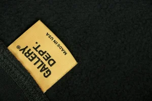 Gallery Dept Vintage Faded Logo Pullover Hoodie Wash label