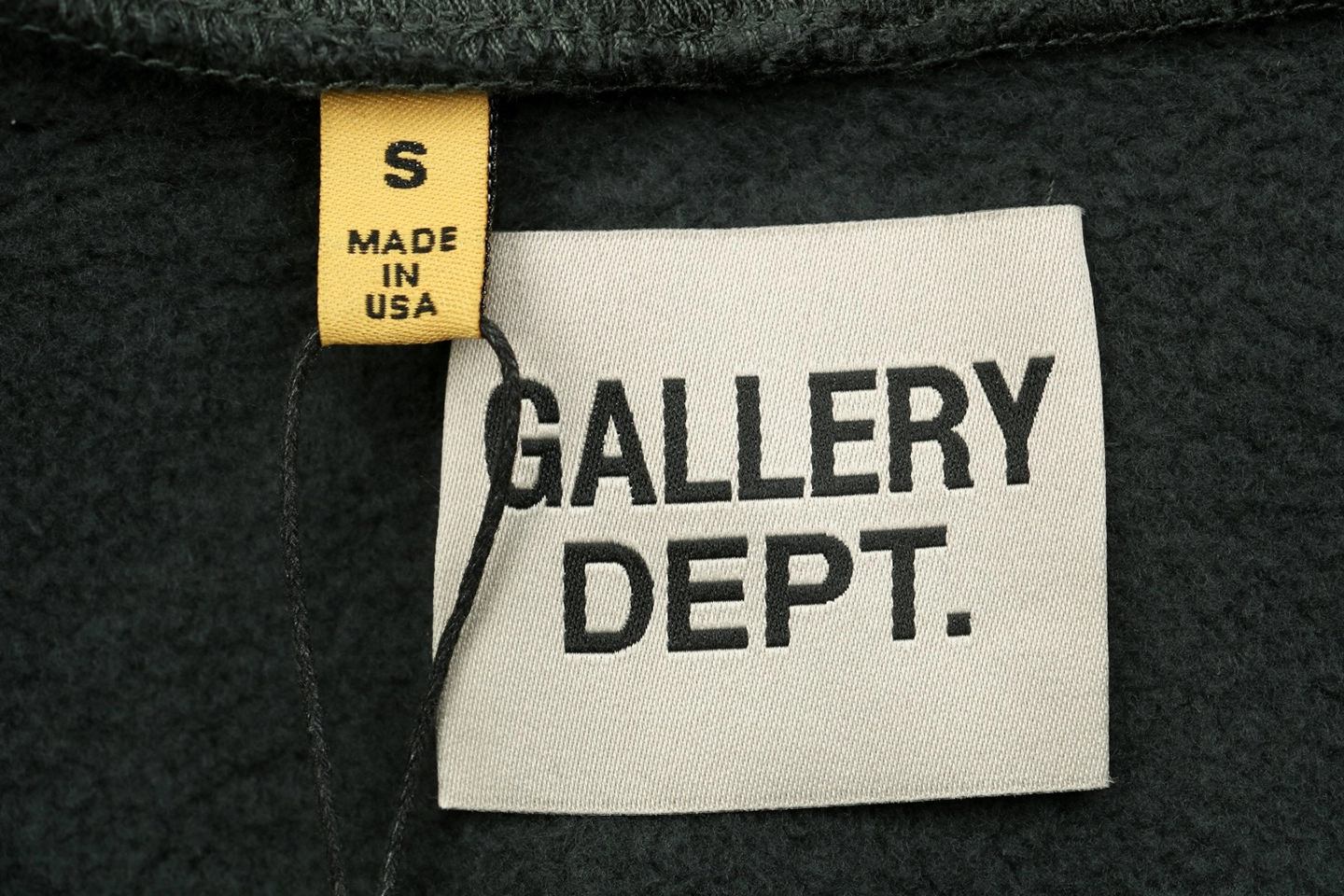 Gallery Dept Vintage Faded Logo Pullover Hoodie Brand label