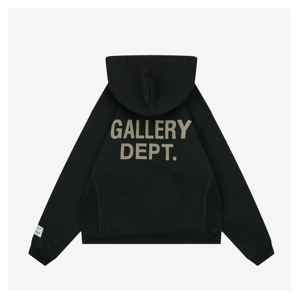 Gallery Dept Vintage Faded Logo Pullover Hoodie Back view