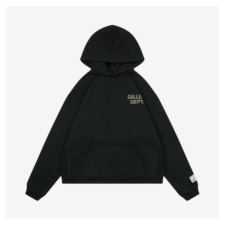 Gallery Dept Vintage Faded Logo Pullover Hoodie Front view