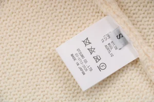 Human Made Dog Graphic Jacquard Crewneck Knit Sweater White Wash label