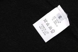 Human Made Heart HM Letter Knit Sweater Black Wash label