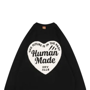 Human Made Heart HM Letter Knit Sweater Black
