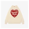 Human Made Heart HM Letter Knit Sweater (White/Black)