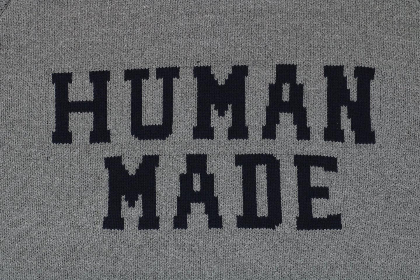 Human Made Tiger Graphic Jacquard Knit Sweater Front Brand