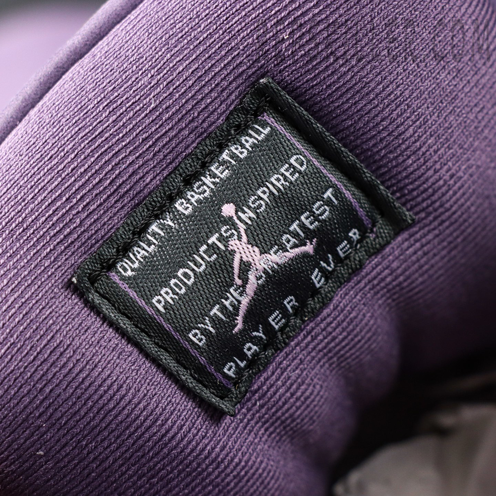 Quality Basketball Products Inspired By The Greatest Player Ever tag inside the Jordan 11 Retro ‘Mojave’.