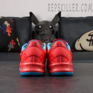 Rear heel view of Kobe 8 Protro Year of the Horse featuring red heel counter and Kobe signature graphic.