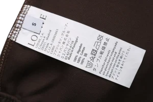 L Anagram Contrast Stripe Track Pants Wash label