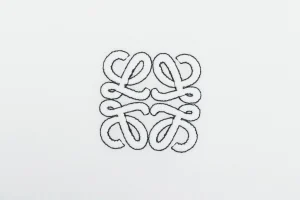 L Anagram Embroidered Cotton Sweatshirt White Brand