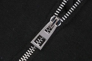 L Back Embossed Anagram Wool Hoodie Jacket Zipper puller