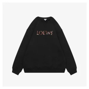 L Gradient Embroidered Logo Crewneck Sweatshirt Front view
