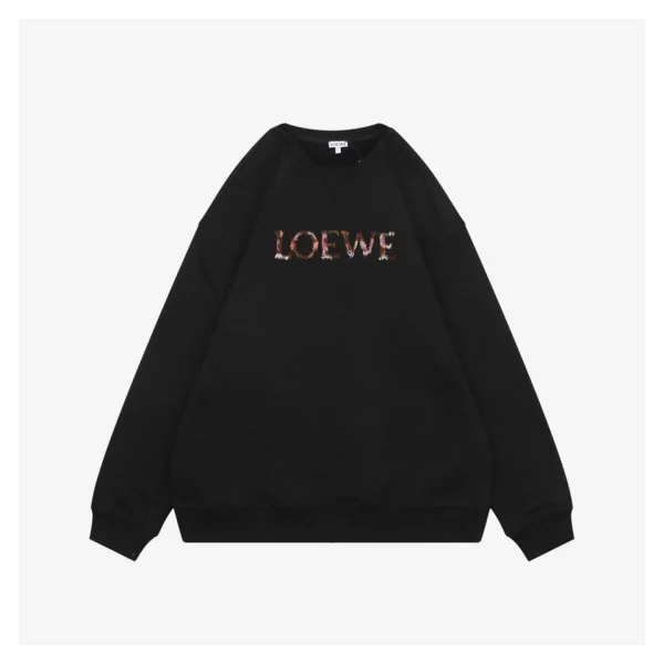 L Gradient Embroidered Logo Crewneck Sweatshirt Front view