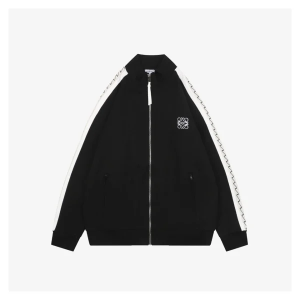 L Logo Tape Stitching Jacket Front view