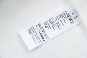 L ON Logo Patch Pocket Hoodie White Wash label