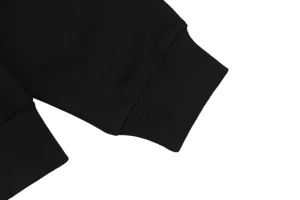 L x ON Logo Hooded Jacket Black Cuff