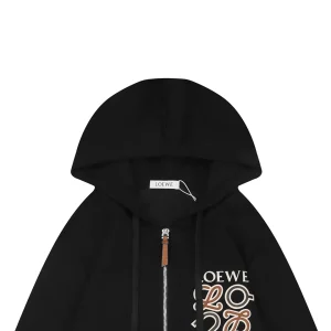L x ON Logo Hooded Jacket Black