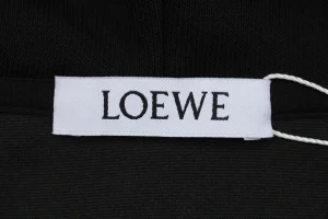 L x ON Logo Hooded Jacket Black Brand label