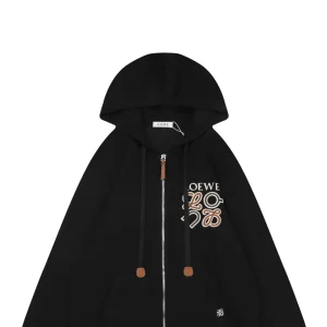 L x ON Logo Hooded Jacket Black