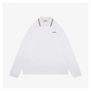 MM Embroidered Logo Polo Shirt Front view